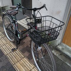 ELEANOR[エレノア]26吋 シティーサイクル シングル/ブラック