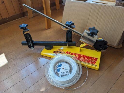 【中古】クリッパーメイト　ガット張り機　ストリングマシン クリッパーメイトバドミントンUSA製ガット張り機（ストリング