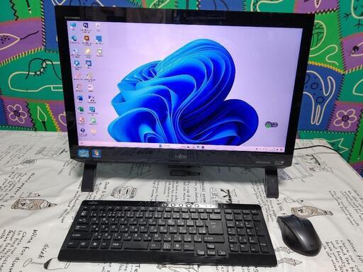 (売約済み)富士通一体型21.5型液晶パソコン ESPRIMO SSD高速 中古品