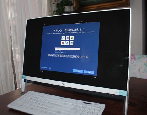 PC 23.8型 NEC LAVIE PC-DA370GAW 体型 デスクトップ パソコン
