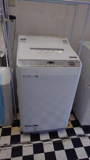 【リサイクルサービス八光】2019年製　シャープ ES-TX5C-S [タテ型洗濯乾燥機(5.5kg)乾燥容量(3.5kg)]