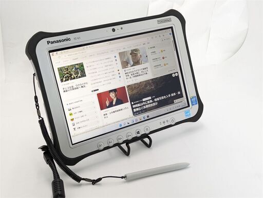 安さで勝負 10.1型 タブレット 中古美品 Panasonic TOUGHPAD FZ-G1FABZZCJ 第4世代i5 高速SSD Wi-Fi Bluetooth webカメラ Windows11 Office