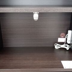 ☆ジモティ割あり☆ ニトリ レンジボード ダークブラウン H180×D40×W79 
