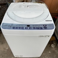 「購入者決定」未使用 洗濯機 SHARP ES-T715 7kg