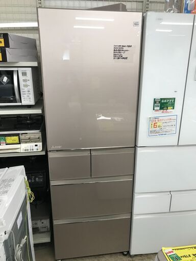 三菱ノンフロン冷凍冷蔵庫 MR-E52S-F (520L) (①112番 遷し 三菱ノンフロン冷凍冷蔵庫 MR-E52S-F (520L) (①112番 遷し