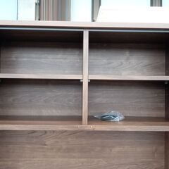 ★ジモティ割あり★  レンジボード 茶 H180.5×D45×W89.5 クリーニング済み TJ4708 ☆ジモティ割あり☆ レンジボード 茶 H180.5×D45×W89.5 クリーニング済み