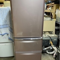 アース万代店　ノンフロン冷凍冷蔵庫/三菱/2013年製/335L/