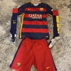 バルセロナ　　　メッシ　　ユニフォームセット