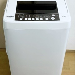  (送料無料) 2020年 極美品 洗濯機 5.5kg ガラスト...