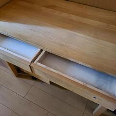 天然木学習机3点セット