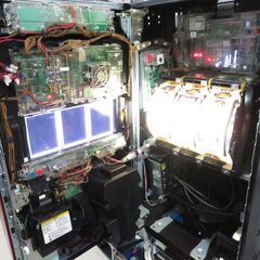 パチスロ実機 盗忍！剛衛門 コイン不要機付き スロット機|江別市の 