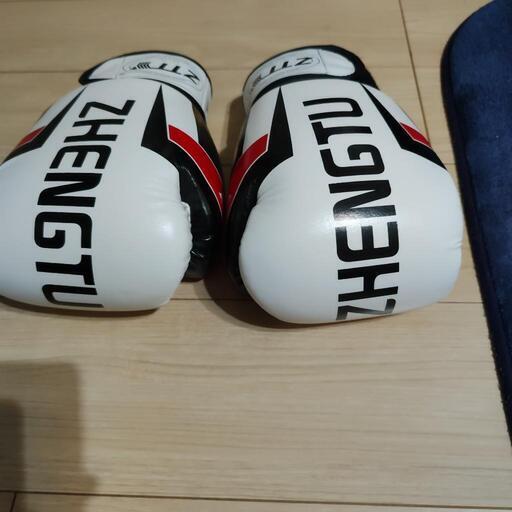 K-1 武蔵 サイン入りグローブ 角田信朗 実使用サイン入りK1キック