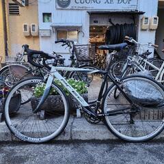 ロードバイク フレーム アルミ 2x8変速 サイズ M 配達可能