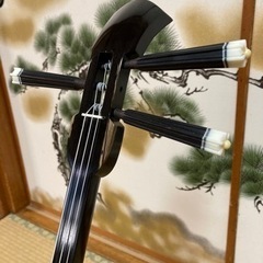 沖縄三線！新品！クルチ(黒木)  江戸ユナー！与那城型　本皮本張り