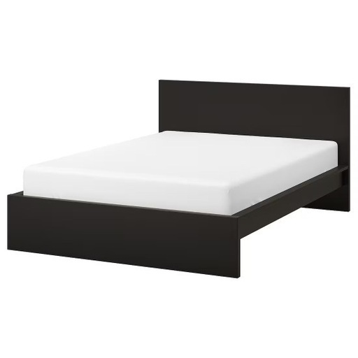 【引渡し予定決まりました】IKEA クイーンベッド\u0026マットレス　MALM【お値段応相談】