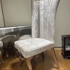 【中古】ダイニングテーブルとチェア　5点セット