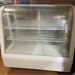 【中古】業務用 4面ガラス冷蔵卓上ショーケース 100L