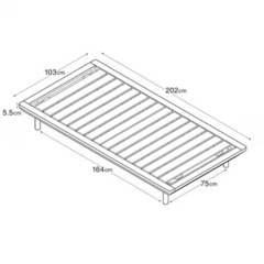 【引き取り限定】MUJI ベッドフレーム