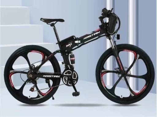 【最新モデル】26インチ 36V 6-28AH電池内蔵 モータ350W アシスト自転車 電動自転車 前後 ディスク ブレーキ 21変速 書類 110V充電器 二本鍵　お負けヘルメット付き自転車 マウンテンバイク