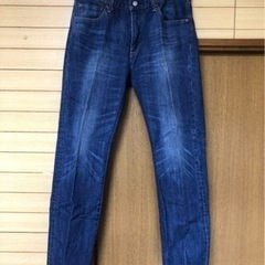 【ユニクロ】 ストレートジーンズ　31(79cm)
