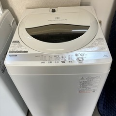 ⭐︎激安⭐︎TOSHIBA 2021年製 5.0kg 洗濯機😊家...