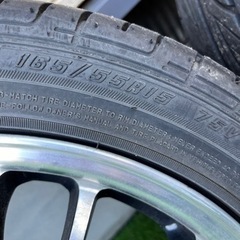 【値下げ交渉可】夏用タイヤ、ホイール4本セット