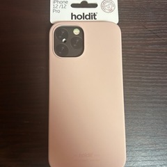 iPhone12/12pro ケース　薄ピンク　［未使用］