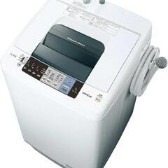 「終了」日立 白い約束 全自動洗濯機 NW-70A