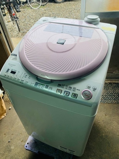 ♦️SHARP 電気洗濯乾燥機 【2013年製】ES-TX820-P