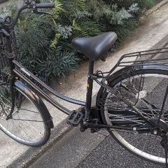 【お譲り先決まりました】自転車 黒