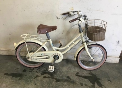 177★岐阜発　⑦△BRIDGESTONE/ブリヂストン△HACCHI/ハッチ△16インチ/子供用自転車/キッズ/走行確認/現状品　R4.10/18★