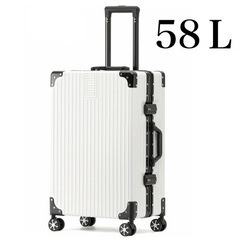 【中古】スーツケース キャリーケース 58L Mサイズ アルミフ...