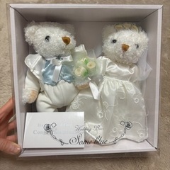 結婚式　くま　ぬいぐるみ　披露宴　ウェディング