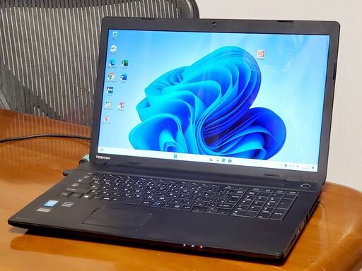 東芝 巨大17インチ/高精細/新品SSD256GB【win10+win11 起動10秒 CPUスコア2816】i5 JW-CAD office
