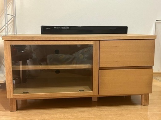 美品　無印良品のテレビ台　テレビ付き