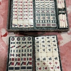 【お取引終了】麻雀牌 将棋 囲碁 竹製