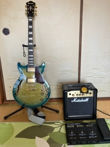⭐️アイバニーズ　AM93QM-JBB 5B-02  アンプ、エフェクターセット