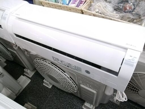中古品 2022年製 日立 ルームエアコン 白くまくん RAS-AJ22M 6畳 2403131242