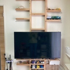 テレビラック　テレビ台　壁面収納 DIY　
