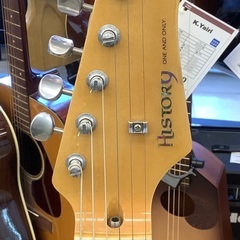 エレキギター　History GH-SV/M BLK