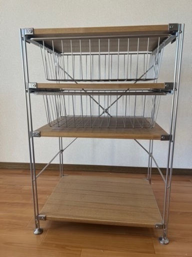 無印　シェルフ　キッチン収納