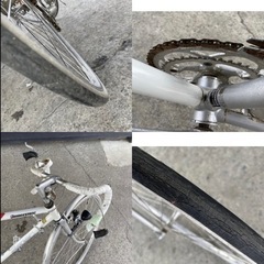 186★岐阜発　△BRIDGESTONE△RADAC/ロードバイク/昭和レトロ/2×6段変速/変速確認/チェーンサビ有り/Fフェンダー凹み有り/現状品　R4.8/9★