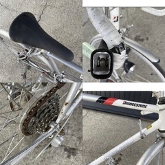 186★岐阜発　△BRIDGESTONE△RADAC/ロードバイク/昭和レトロ/2×6段変速/変速確認/チェーンサビ有り/Fフェンダー凹み有り/現状品　R4.8/9★