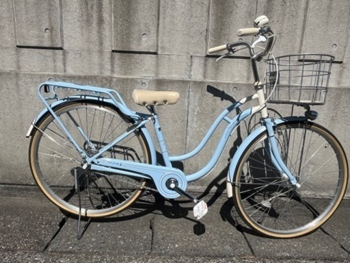 美品26インチ水色女子用