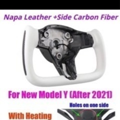 （新品）テスラ　モデルY ヨークハンドル（ヒーター付）