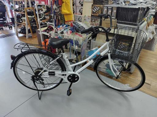 J547☆サビキズ有り☆普通自転車☆ELARGIR☆6段☆LEDオート☆26インチ