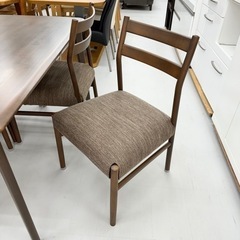 2号店1周年記念セール‼️【超美品‼️】定価109,990円♪ ニトリ 135cm幅4人掛けダイニングテーブルセット(Nコレクション) 木製ダークブラウン♪