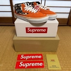 （新品）Supreme×Vans Leopard Half Ca...