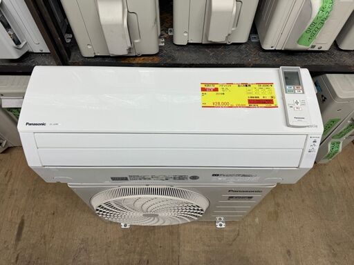K05172　Panasonic　2019年製　中古エアコン　主に6畳用　冷房能力　2.2KW ／ 暖房能力　2.2KW