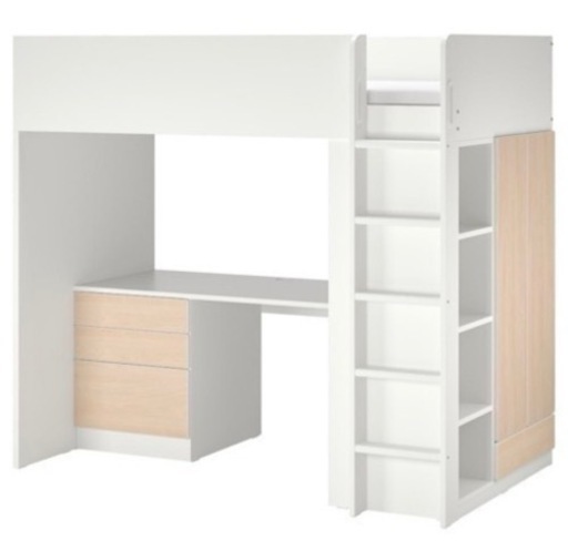 ★★★千葉県流山市★IKEA★収納＆机付きロフトベッド★ STUVA ★直接引き取りのみ★★★値下げ
